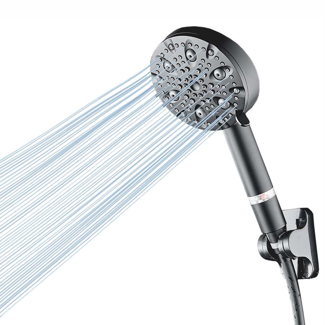 MineralStream Luxe 9 Mode High Pressure Stainless Steel Showerhead
