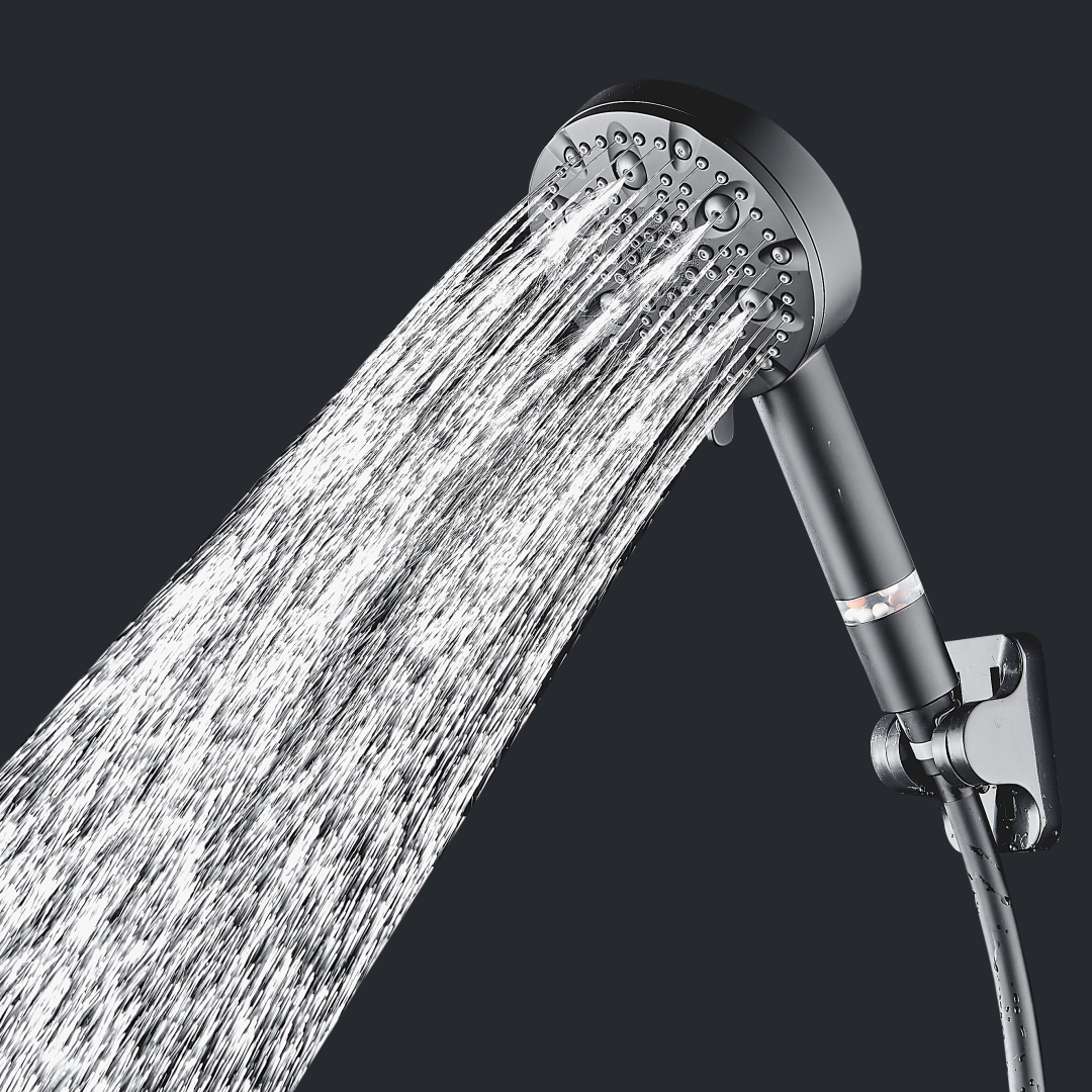 MineralStream Luxe 9 Mode High Pressure Stainless Steel Showerhead