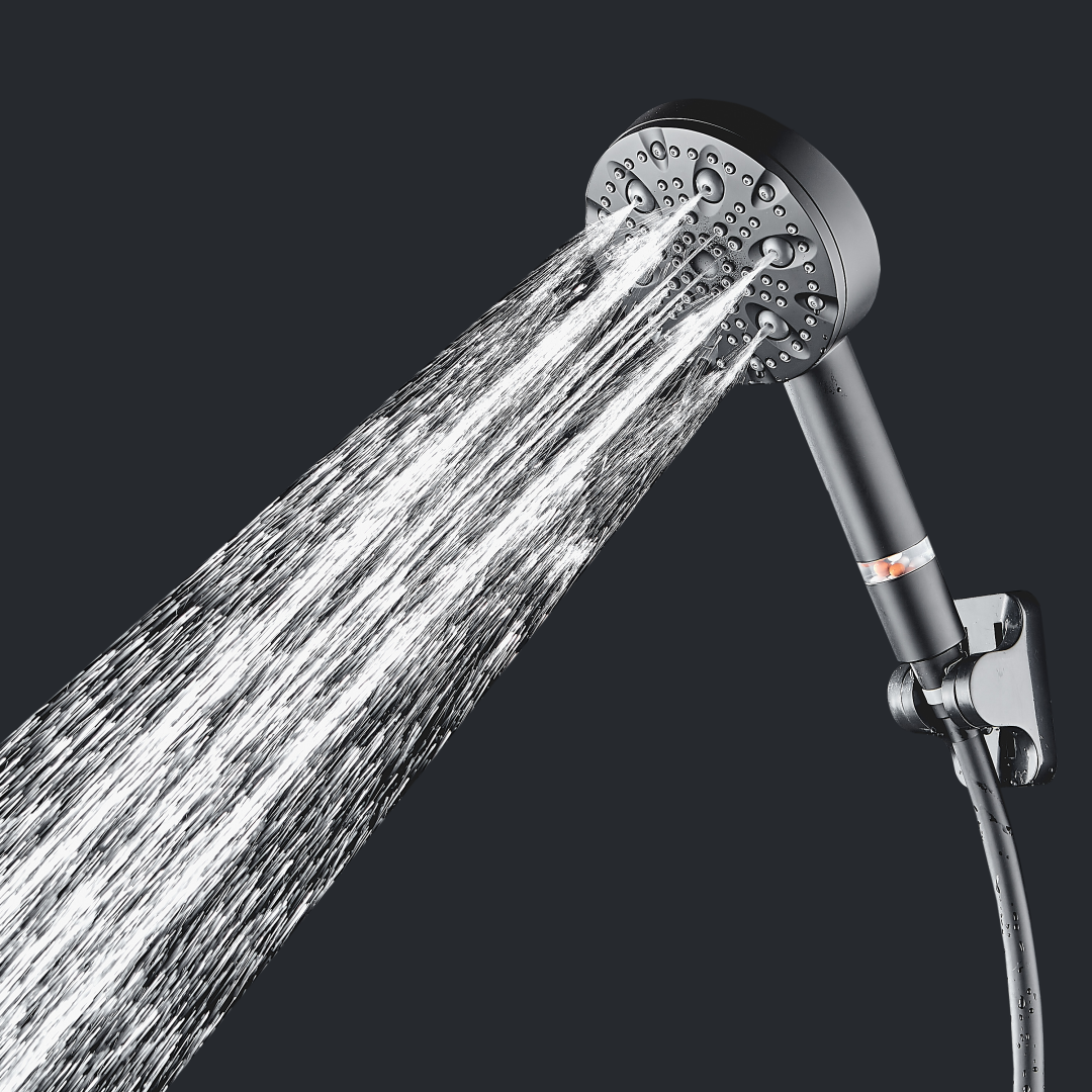MineralStream Luxe 9 Mode High Pressure Stainless Steel Showerhead