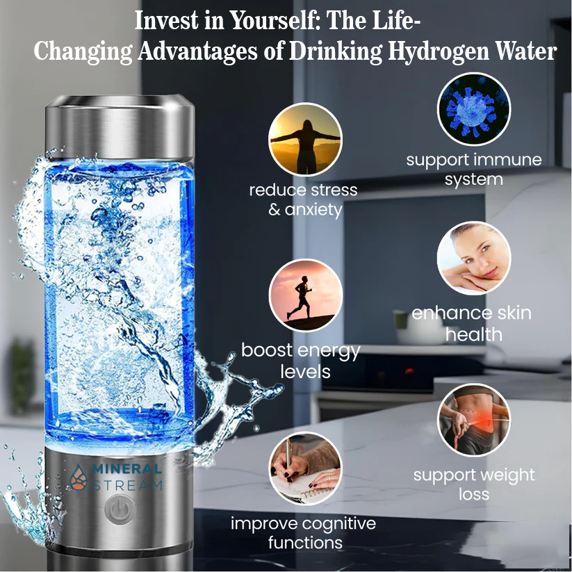 The Pros and Cons Of Using Hydrogen Water Bottles Mineral Stream
