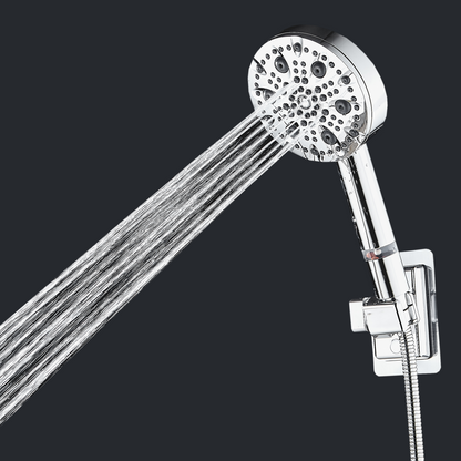 MineralStream Luxe 9 Mode High Pressure Showerhead (Filtered)-Chrome Add-on