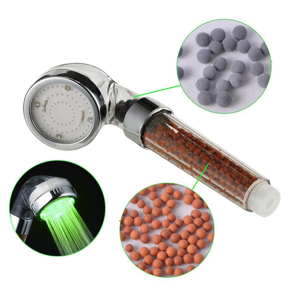 MineralStream™ LED Ionic Shower Head